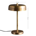 Belle Brass Bell Table Lamp - Image 2