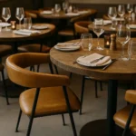 Bronze Crest Leather Accent Chair - Image 6