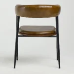 Bronze Crest Leather Accent Chair - Image 5