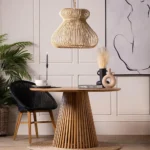 Mushroom Rattan Pendant Light - Image 5