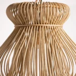 Mushroom Rattan Pendant Light - Image 2
